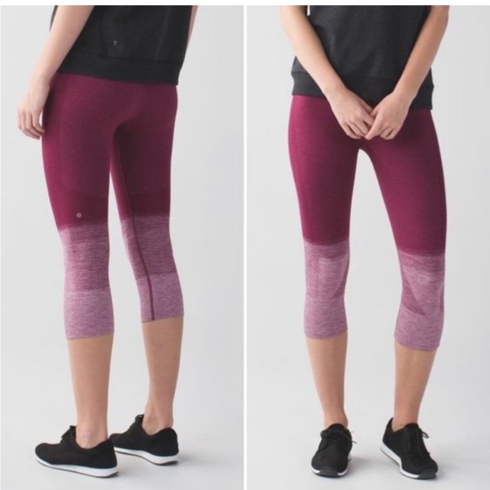 Lululemon Ombre Seamlessly Street Crop Tights C1